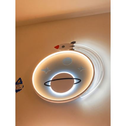 Brilagi -LED Dětské stropní svítidlo STARSHIP LED/64W/230V 3000/4500K modrá