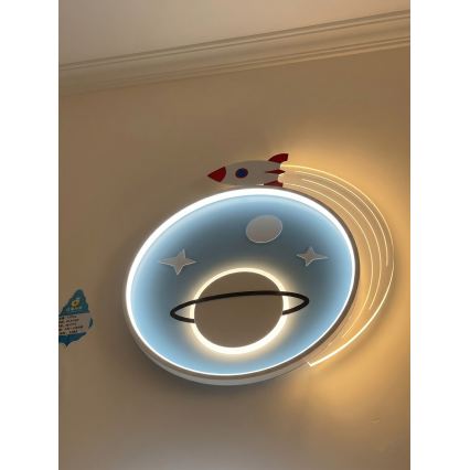 Brilagi -LED Dětské stropní svítidlo STARSHIP LED/64W/230V 3000/4500K modrá