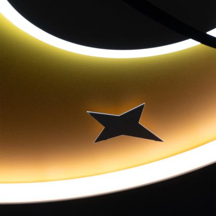 Brilagi -LED Dětské stropní svítidlo STARSHIP LED/64W/230V 3000/4500K žlutá