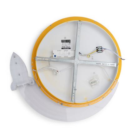 Brilagi -LED Dětské stropní svítidlo STARSHIP LED/64W/230V 3000/4500K žlutá