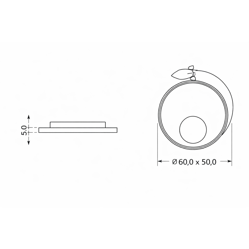 Brilagi -LED Dětské stropní svítidlo STARSHIP LED/64W/230V 3000/4500K žlutá