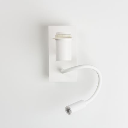 Brilagi - LED Flexibilní nástěnná lampa NUBILA 1xE27/25W/230V + LED/3W bílá/oranžová