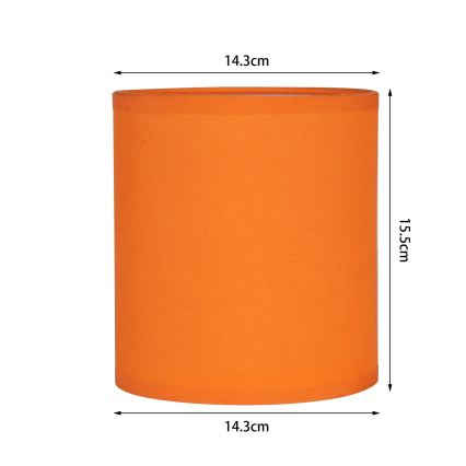 Brilagi - LED Flexibilní nástěnná lampa NUBILA 1xE27/25W/230V + LED/3W matný chrom/oranžová