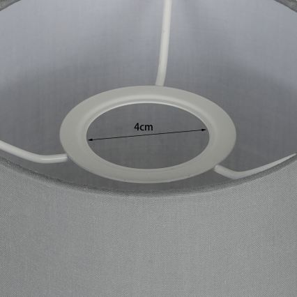 Brilagi - LED Flexibilní nástěnná lampa NUBILA 1xE27/25W/230V + LED/3W matný chrom/světle šedá