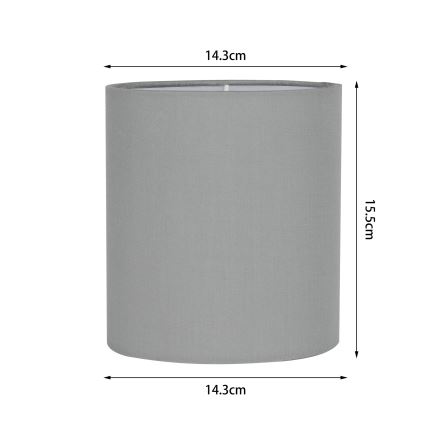 Brilagi - LED Flexibilní nástěnná lampa NUBILA 1xE27/25W/230V + LED/3W matný chrom/světle šedá