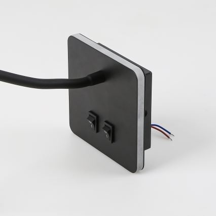 Brilagi - LED Flexibilní nástěnná lampa MAYA Double LED/4W/230V + LED/3W černá