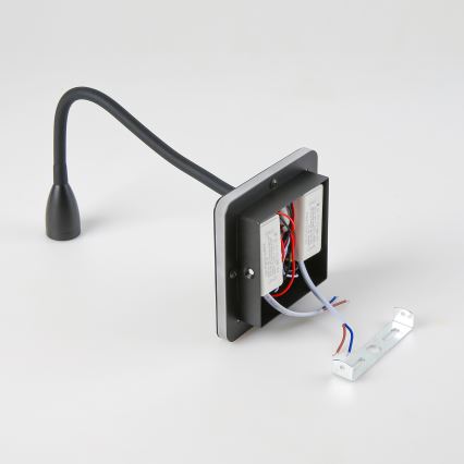 Brilagi - LED Flexibilní nástěnná lampa MAYA Double LED/4W/230V + LED/3W černá