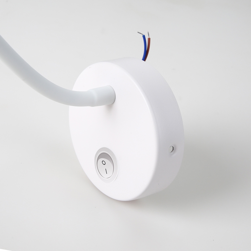 Brilagi - LED Flexibilní nástěnná lampa MAYA LED/3W/230V 4000K bílá/zlatá