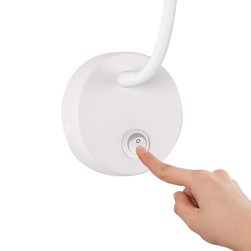Brilagi - LED Flexibilní nástěnná lampa MAYA LED/3W/230V 4000K bílá/zlatá
