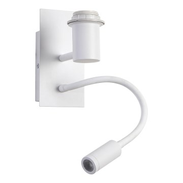 Brilagi - LED Flexibilní nástěnná lampa NUBILA 1xE27/25W/230V + LED/3W bílá