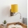 Brilagi - LED Flexibilní nástěnná lampa NUBILA 1xE27/25W/230V + LED/3W matný chrom/žlutá