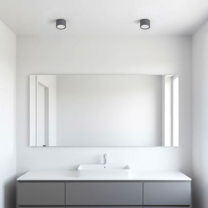 BRILAGI - LED Koupelnové bodové svítidlo SMOOTH 1xGX53/15W/230V 60x82 mm antracit IP54