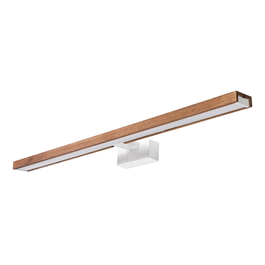 Brilagi - LED Koupelnové osvětlení zrcadla 3v1 WOODY MIRROR LED/15W/230V 80 cm IP44 bílá/dub třešeň