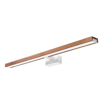 Brilagi - LED Koupelnové osvětlení zrcadla 3v1 WOODY MIRROR LED/15W/230V 80 cm IP44 bílá/dub třešeň