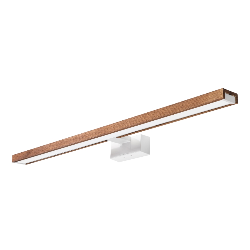 Brilagi - LED Koupelnové osvětlení zrcadla 3v1 WOODY MIRROR LED/15W/230V 80 cm IP44 bílá/dub třešeň