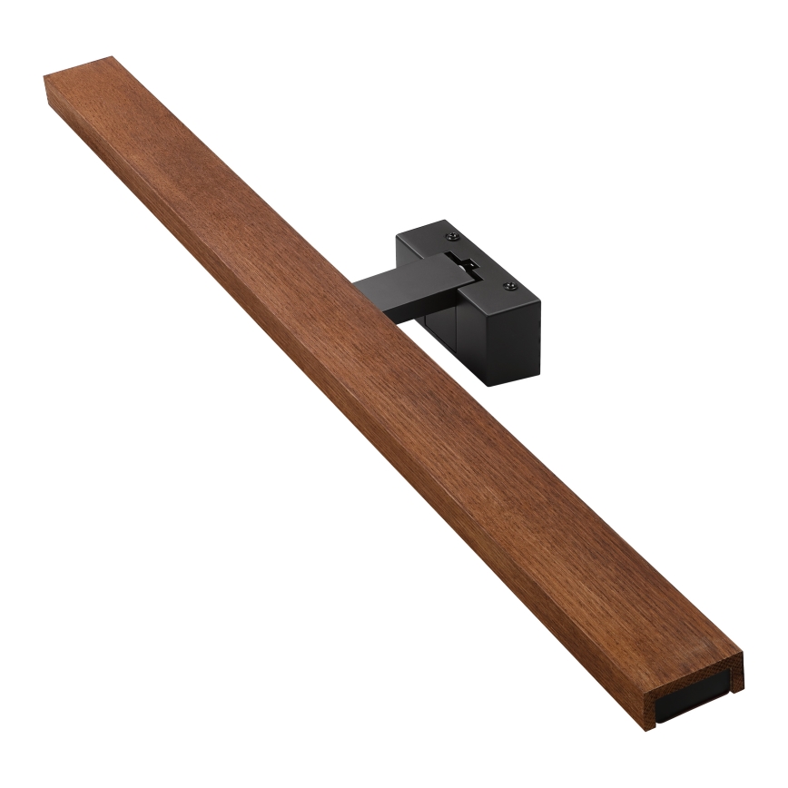 Brilagi - LED Koupelnové osvětlení zrcadla WOODY MIRROR 3v1 LED/15W/230V 80 cm IP44 černá/dub třešeň