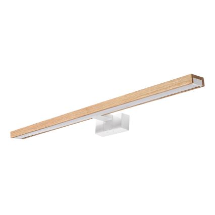 Brilagi - LED Koupelnové osvětlení zrcadla 3v1 WOODY MIRROR LED/15W/230V 80 cm IP44 bílá/dub