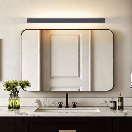 BRILAGI - LED Koupelnové osvětlení zrcadla AQUA LINE LED/20W/230V 80 cm IP44 černá CRI 90