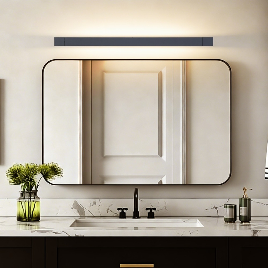 BRILAGI - LED Koupelnové osvětlení zrcadla AQUA LINE LED/20W/230V 80 cm IP44 černá CRI 90