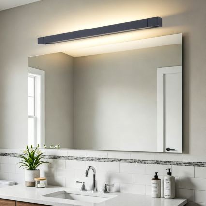 BRILAGI - LED Koupelnové osvětlení zrcadla AQUA LINE LED/20W/230V 80 cm IP44 černá CRI 90