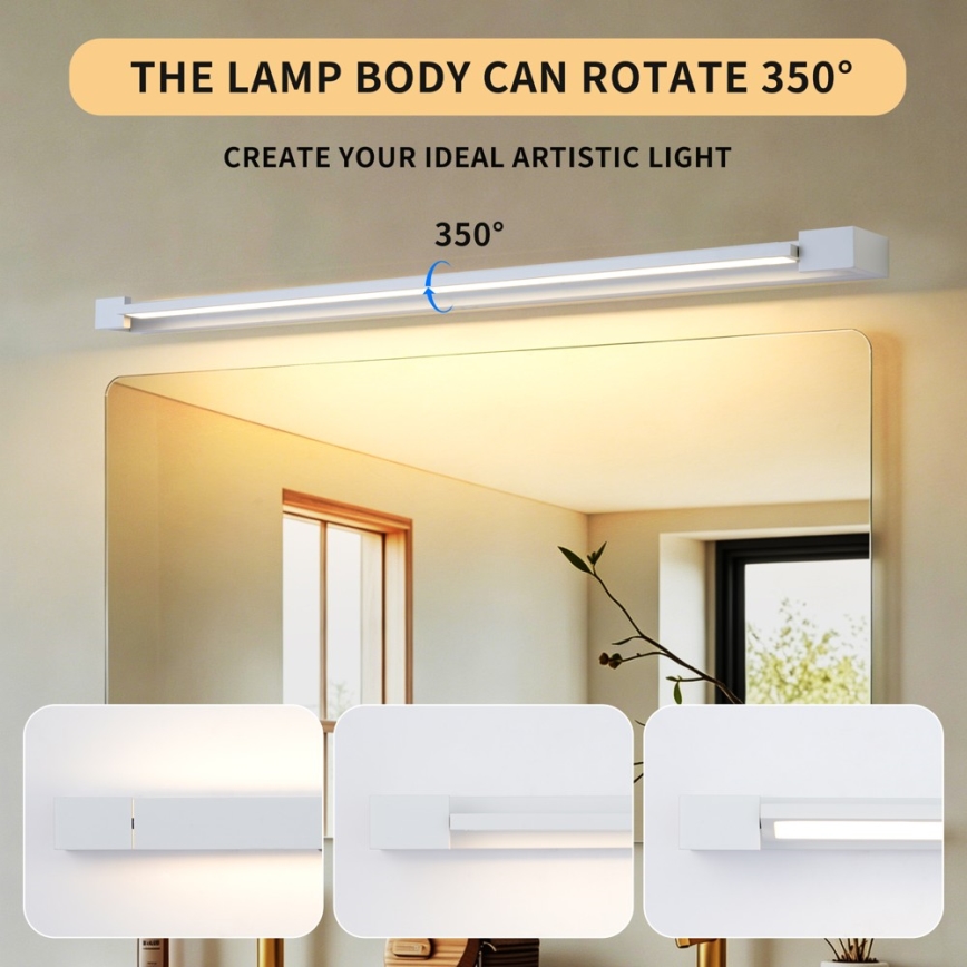 BRILAGI - LED Koupelnové osvětlení zrcadla AQUA LINE LED/28W/230V 100 cm IP44 bílá CRI 90