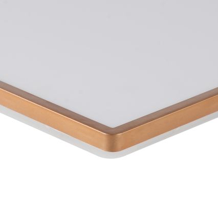 Brilagi - LED Koupelnové stropní svítidlo ULTRA SLIM LED/18W/230V 30x30 cm rose gold IP54