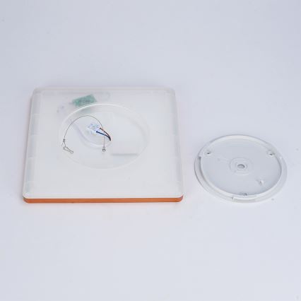 Brilagi - LED Koupelnové stropní svítidlo ULTRA SLIM LED/18W/230V 30x30 cm rose gold IP54