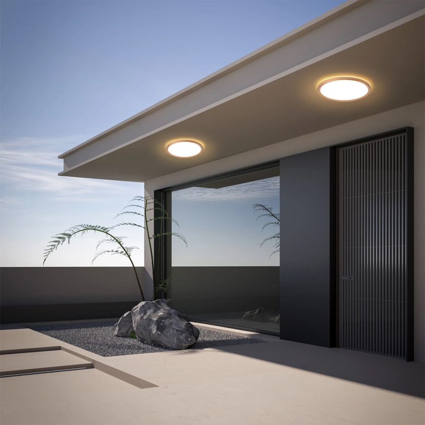 Brilagi - LED Koupelnové stropní svítidlo ULTRA SLIM LED/18W/230V pr. 30 cm rose gold IP54