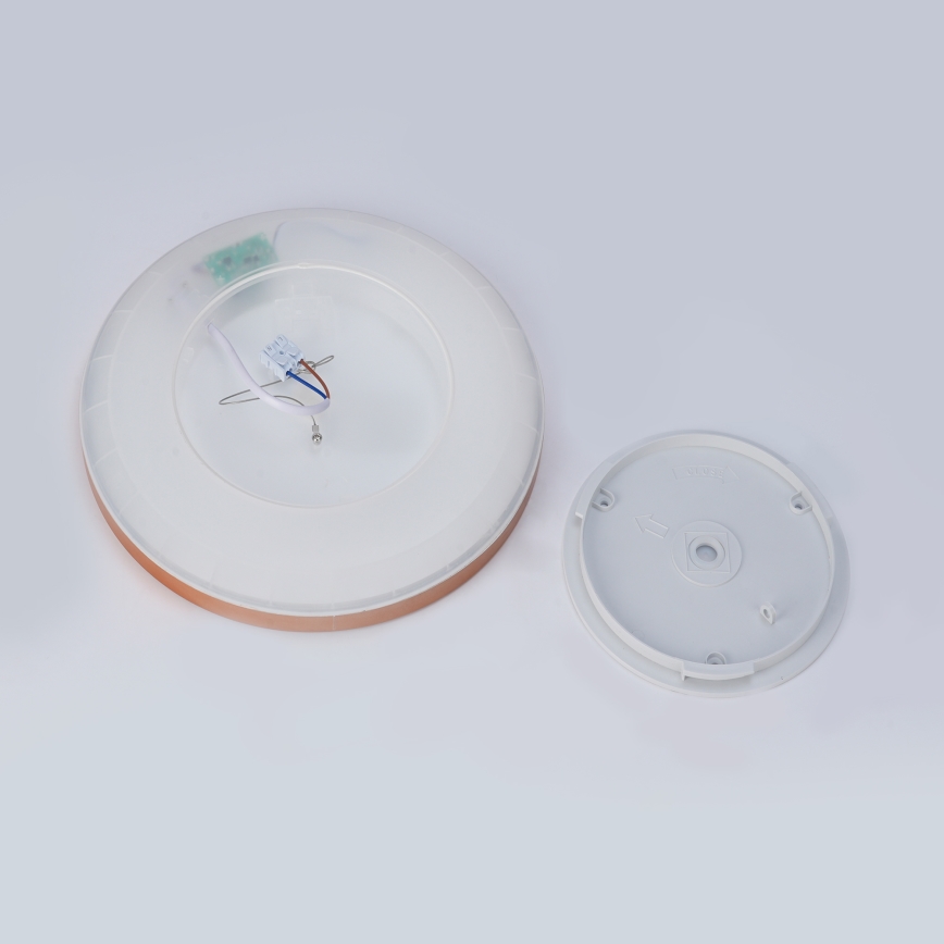 Brilagi - LED Koupelnové stropní svítidlo ULTRA SLIM LED/18W/230V pr. 30 cm rose gold IP54