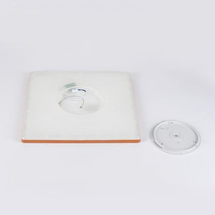 Brilagi - LED Koupelnové stropní svítidlo ULTRA SLIM LED/24W/230V 42x42 cm rose gold IP54