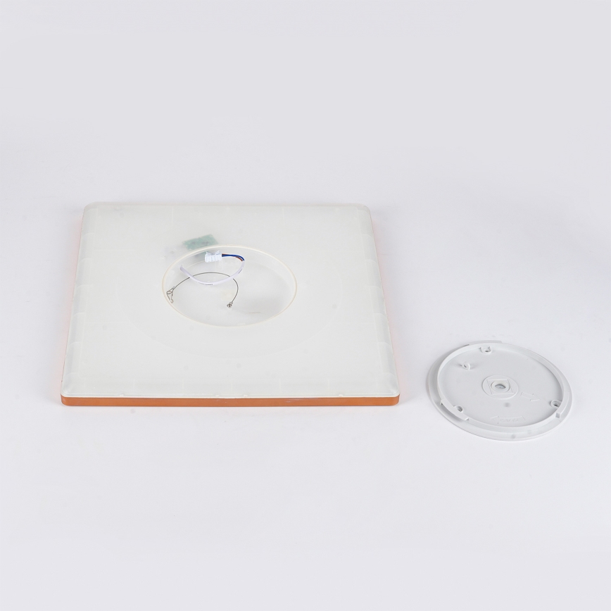 Brilagi - LED Koupelnové stropní svítidlo ULTRA SLIM LED/24W/230V 42x42 cm rose gold IP54