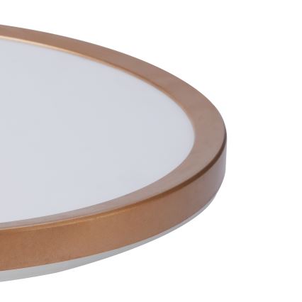 Brilagi - LED Koupelnové stropní svítidlo ULTRA SLIM LED/24W/230V pr. 42 cm rose gold IP54