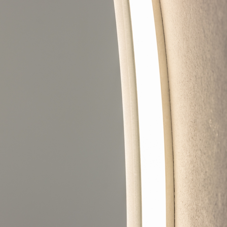 Brilagi - LED Koupelnové zrcadlo BERNATE LED/19W/230V pr. 60 cm stříbrná IP44 CRI 90 stmívatelné + CCT