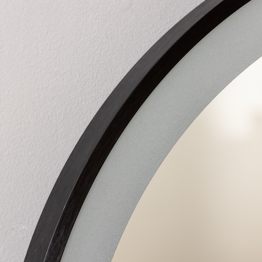 Brilagi - LED Koupelnové zrcadlo CANZO LED/25W/230V 50x80 cm černá IP44 CRI 90 stmívatelné + CCT