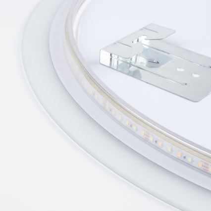 Brilagi - LED Koupelnové zrcadlo CUNEO LED/19W/230V pr. 60 cm IP44 CRI 90 stmívatelné + CCT