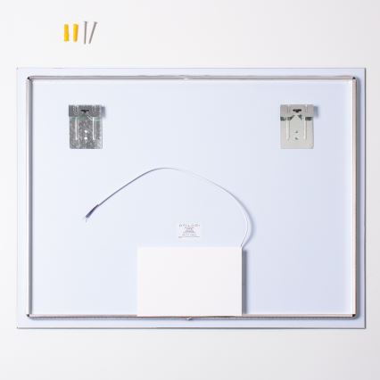 Brilagi - LED Koupelnové zrcadlo LUCE LED/28W/230V 60x80 cm IP44 CRI 90 stmívatelné + CCT