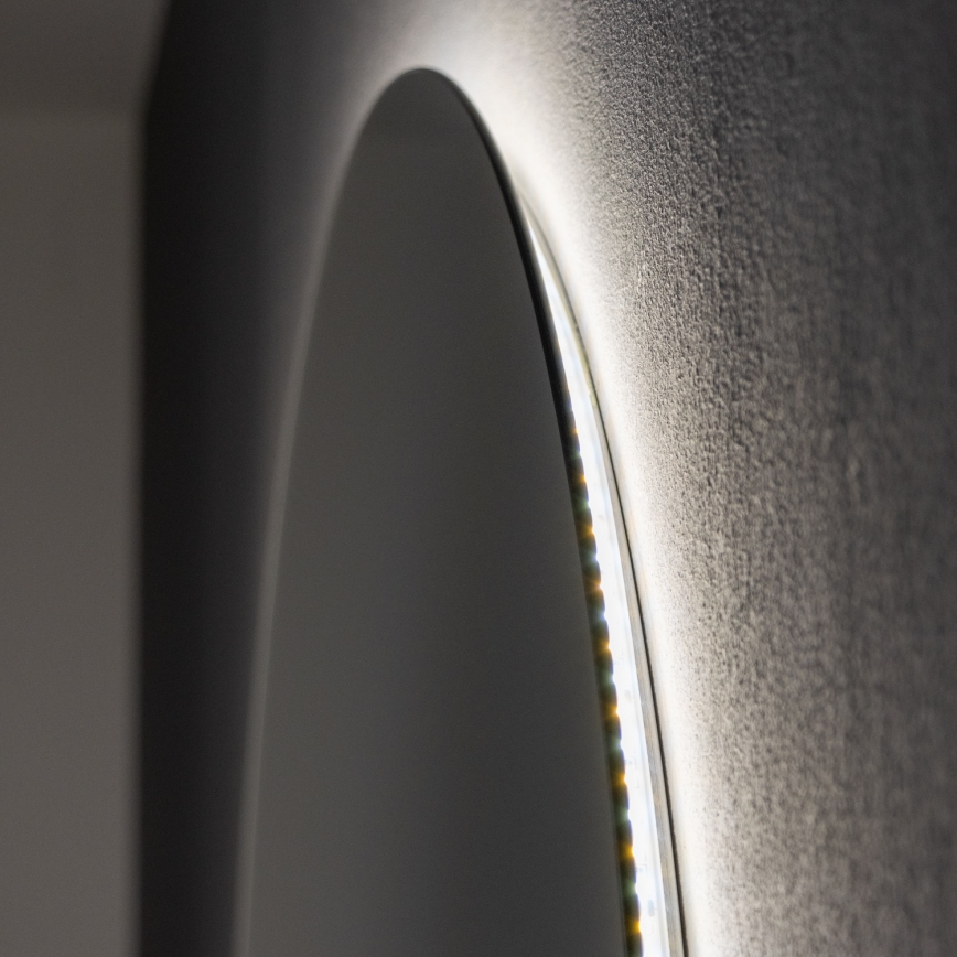 Brilagi - LED Koupelnové zrcadlo LUNA LED/26W/230V pr. 80 cm IP44 CRI 90 stmívatelné + CCT