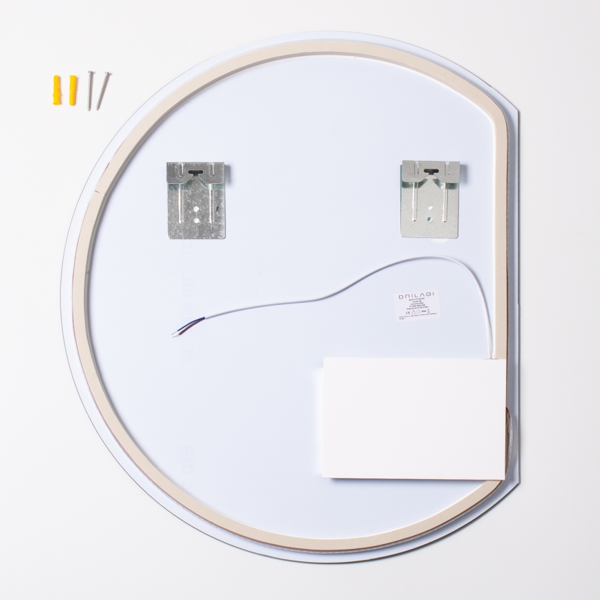 Brilagi - LED Koupelnové zrcadlo MEZZO LED/18W/230V 60x50 cm IP44 CRI 90 stmívatelné + CCT