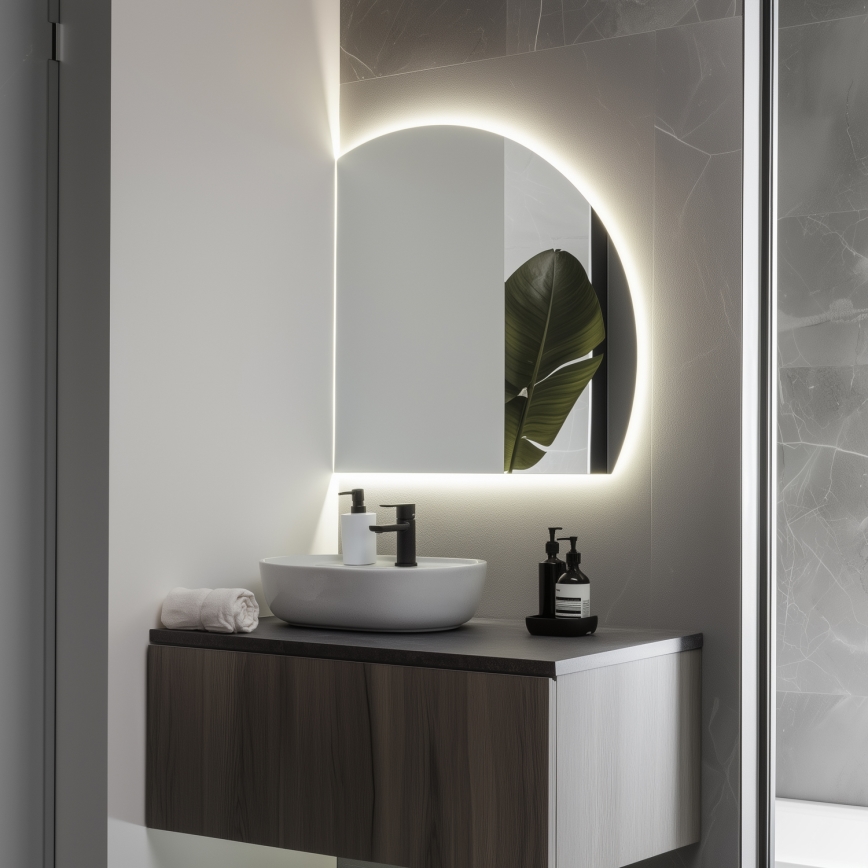 Brilagi - LED Koupelnové zrcadlo QUARTIERE LED/25W/230V 70x75 cm IP44 CRI 90 stmívatelné + CCT