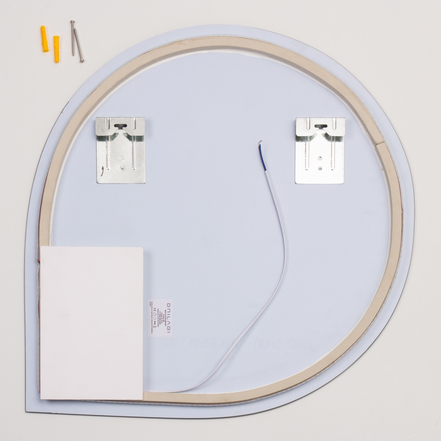 Brilagi - LED Koupelnové zrcadlo RICADI LED/19W/230V 60x60 cm IP44 CRI 90 stmívatelné + CCT