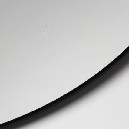 Brilagi - LED Koupelnové zrcadlo VENA BLACK LED/32W/230V pr. 100 cm IP44 CRI 90 stmívatelné + CCT