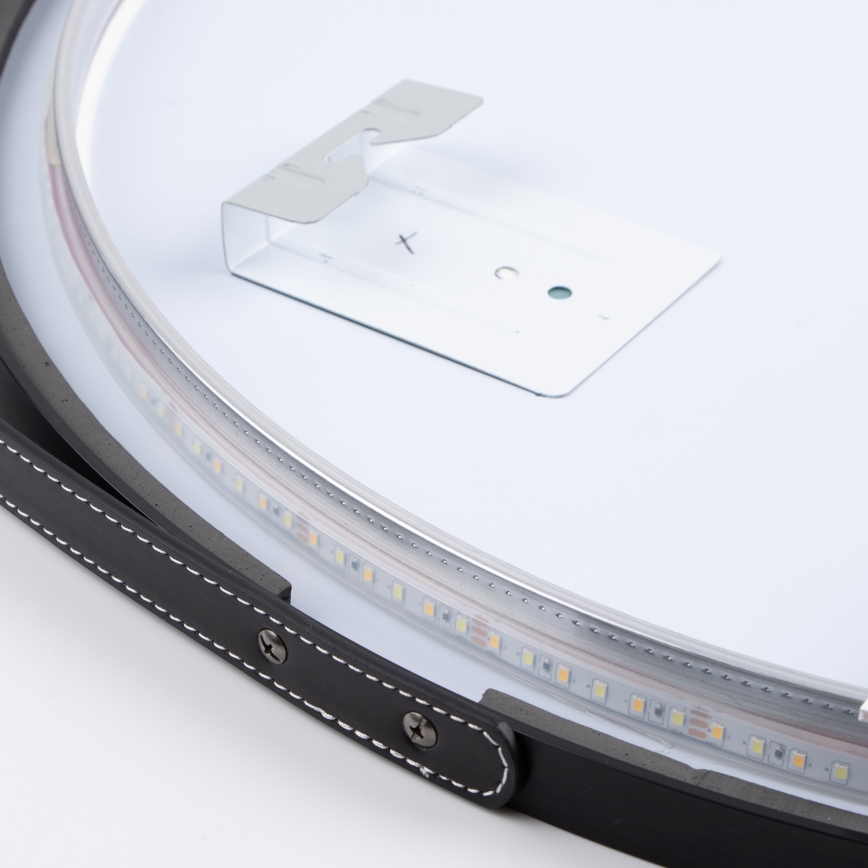 Brilagi - LED Koupelnové zrcadlo VERESE LED/19W/230V pr. 60 cm černá IP44 CRI 90 stmívatelné + CCT