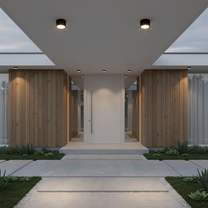 BRILAGI - LED Koupelnové bodové svítidlo SMOOTH 1xGX53/15W/230V 60x82 mm černá IP54