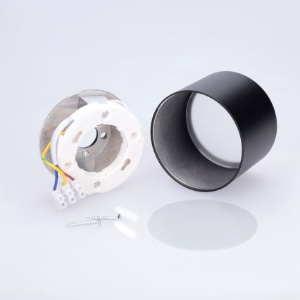 BRILAGI - LED Koupelnové bodové svítidlo SMOOTH 1xGX53/15W/230V 60x82 mm černá IP54