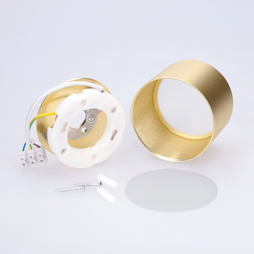 BRILAGI - LED Koupelnové bodové svítidlo SMOOTH 1xGX53/15W/230V 60x82 mm zlatá IP54