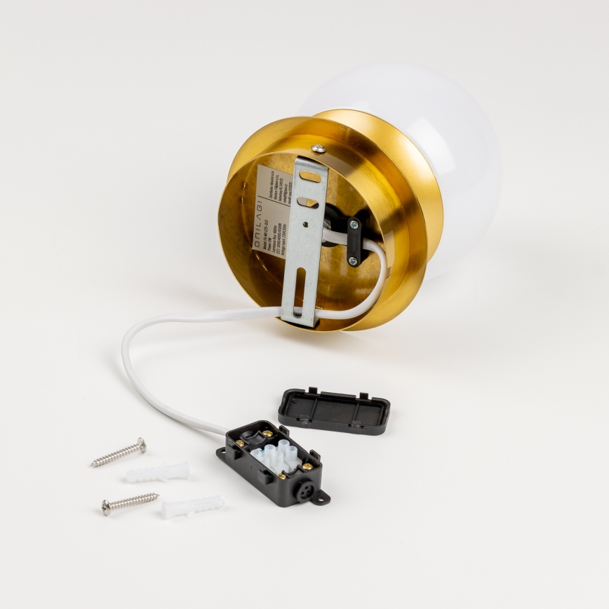 Brilagi - LED Koupelnové nástěnné svítidlo BALL LED/6W/230V 3000/4000/6500K IP44 zlatá