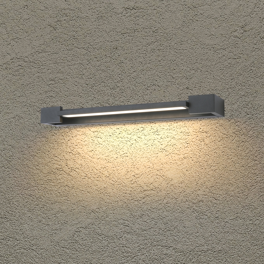 Brilagi - LED Koupelnové osvětlení zrcadla AQUA LINE LED/12W/230V 45 cm IP44 antracit CRI 90