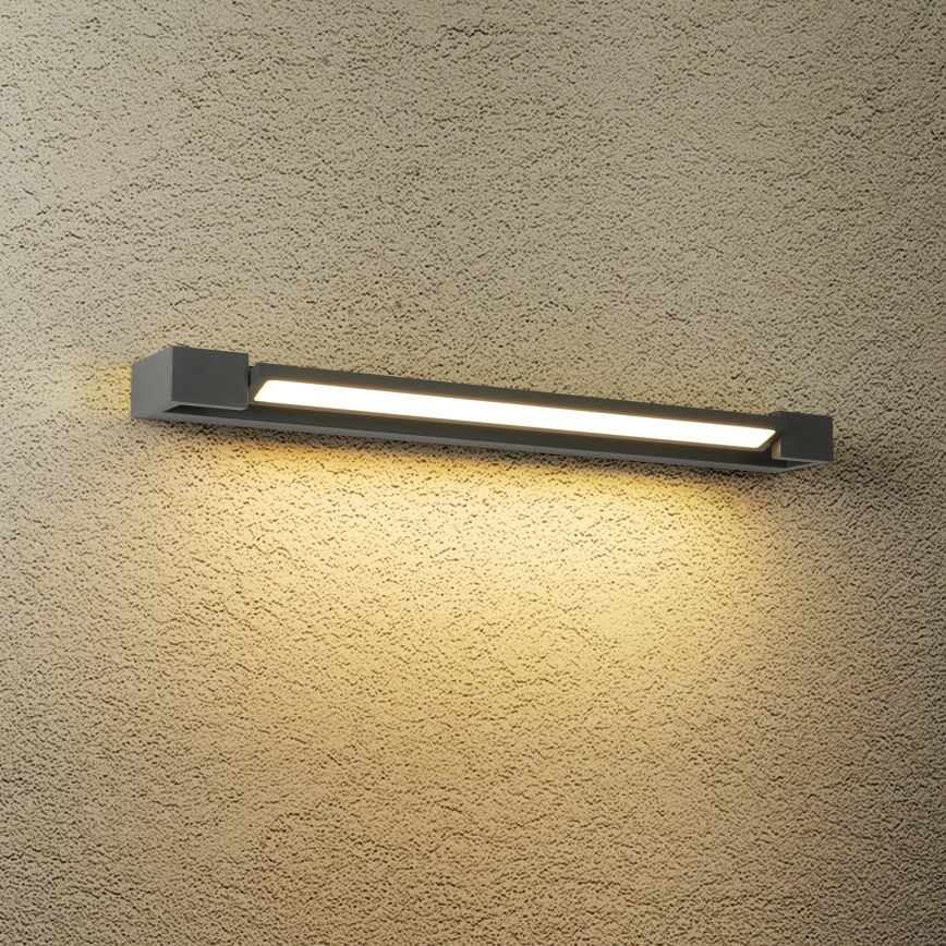 Brilagi - LED Koupelnové osvětlení zrcadla AQUA LINE LED/18W/230V 60 cm IP44 antracit CRI 90