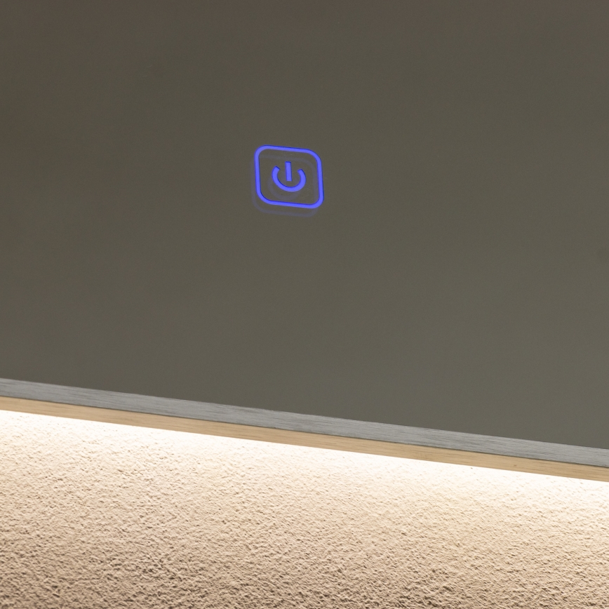 Brilagi - LED Koupelnové zrcadlo DESIO LED/20W/230V 40x60 cm stříbrná IP44 CRI 90 stmívatelné + CCT