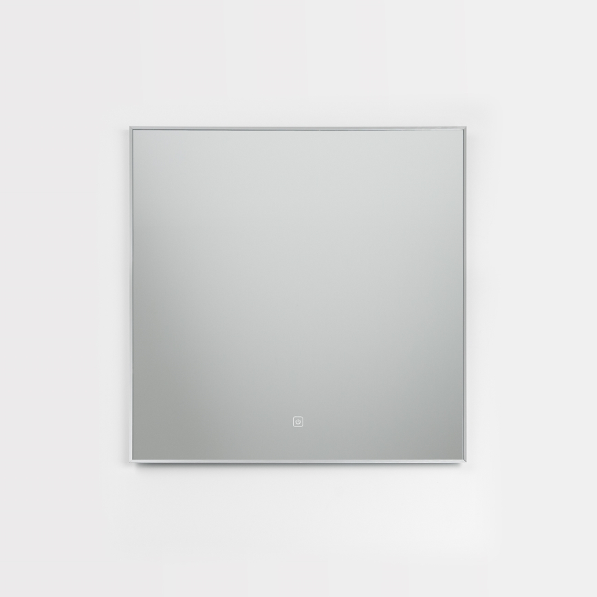 Brilagi - LED Koupelnové zrcadlo DESIO LED/24W/230V 60x60 cm stříbrná IP44 CRI 90 stmívatelné + CCT